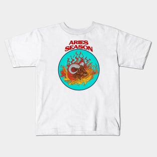 Aries Season Kids T-Shirt